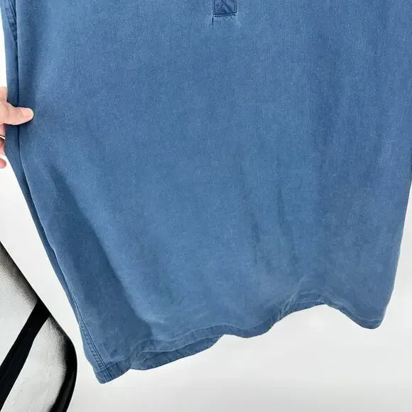 Old Navy Womens Size Large Faded Denim Twill Dress NWT Minimalist Basic EUC - Picture 8 of 9